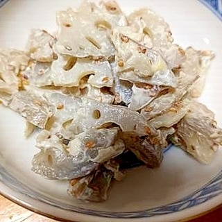 蓮根の　胡麻マヨポン